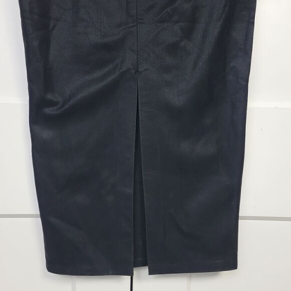 Good American faux leather midi skirt, 0=XS - Picture 6 of 10
